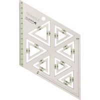 クロバー ピーステンプレート正三角形 57-998 1個 215-7250（直送品）