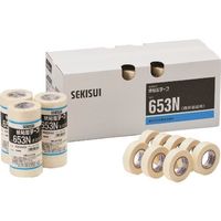 積水化学工業 積水 和紙粘着テープ#653N 50X18(1パック=2巻入) K653N09 1パック(2巻) 194-8617（直送品）