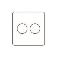 パナソニック Panasonic フルカラーモダン埋込コンプレート2連・W WN6023W 1個 157-9942（直送品）