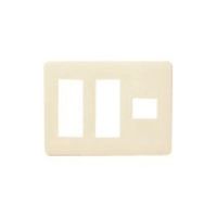 パナソニック Panasonic フルカラー簡耐モダンプレート7コ用・W WN6707W 1個 159-2537（直送品）