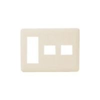 パナソニック Panasonic フルカラー簡耐モダンP3+1+1コ用・W WN6775W 1個 158-3047（直送品）