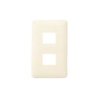 パナソニック Panasonic フルカラーモダン大型プレート2コ用 WN8002W 1個 158-7786（直送品）