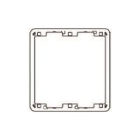 パナソニック Panasonic フルカラーモダン厚型継枠(2連用) WN8072W 1個 158-4710（直送品）