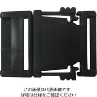 ユタカメイク（Yutaka） ユタカメイク 金具 Bバックル A40×L72 ブラック JA-15 1個 113-2299（直送品）