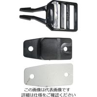 ユタカメイク 金具 ベルト差込 25mm用 ブラック JP-01 1個 851-9542（直送品）