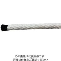 ユタカメイク ポリエステル金剛打ちロープ 6mm×600m SX6-600 1巻 128-0133（直送品）