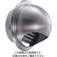 清水 シミズ ステンレス製丸型フード付ガラリ125 GN-125S-HL 1個 849-3663（直送品）