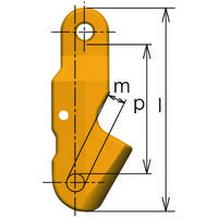 キトー チェンスリング カナグ部材(ピンタイプ) ショートニングクラッチVWW 基本使用荷重1.5t VWW07 1個 182-0915（直送品）