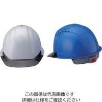 トーヨーセフティ ひさし透明ヘルメット 白 NO.380F-OT