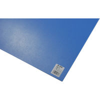 光 PP板 ライトブルー 0.75×485×570mm P497-6 1枚 820-1886（直送品）