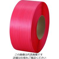 司化成工業 ツカサ PPバンド(機械用) ワールドバンド YB 15.5mmX2500m 赤 YB-15.5R 1セット(2本)（直送品）