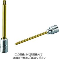 京都機械工具 ネプロス 6.3ロングトルクスビットソケットT8 NQ4T8L 1個 206-8624（直送品）