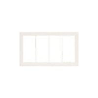 パナソニック Panasonic コスモシリーズプレート4レン WT8104W 1個 159-3999（直送品）