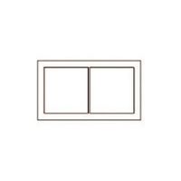 パナソニック Panasonic コスモシリーズプレート2連接+2連接 WT8124W 1個 157-3518（直送品）