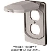 パナソニック Panasonic 防滴ダブルコンセントプレート WF9404F 1セット(5個) 157-8487（直送品）