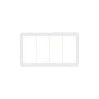 パナソニック Panasonic ワイド21プレート4レン WTC7104W 1個 159-7216（直送品）