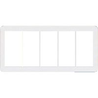 パナソニック Panasonic ワイド21プレート5レン WTC7105W 1個 157-3519（直送品）