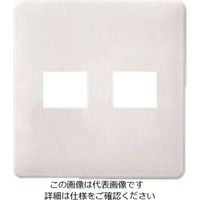 パナソニック Panasonic ワイド21コンセントプレート1コ+1コ用 WTF7072W 1セット(10個) 159-2455（直送品）