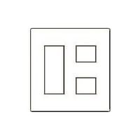 パナソニック Panasonic ワイド新金属コンP2型5コ用(3+2) WTF9205 1個 157-5198（直送品）