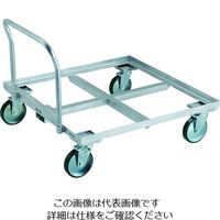 トラスコ中山 TRUSCO パレット台車 1トン用 1100x1100 ハンドル付 PLK