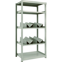 トラスコ中山 TRUSCO スチールラック M2型軽中量棚 860X600XH1800 缶受X4付 M2-6365-KU4 1台(1個)（直送品）