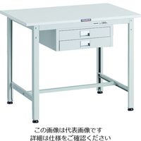 TRUSCO AE型軽量作業台 900X600 薄型2段引出し付