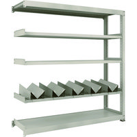 TRUSCO 一斗缶ラック スチールラック M3型中量棚 W1800×D471×H1800 5段 連結 缶受×5付 M3-6655-KU5B（直送品）