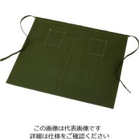 トラスコ中山 TRUSCO キャンバスエプロン幅広腰前掛けタイプ オリーブドラブ HMEP-OD 1枚 207-2813（直送品）