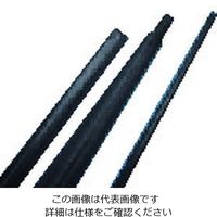 TRUSCO 耐熱150°C収縮チューブ 収縮前内径9.5mm 長さ1m 10本入り 黒 HR150-9.5BK 1袋(10本)（直送品）