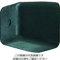 トラスコ中山 スクエア戸当たり 20X15 黒 DS2015-BK 1個 206-5539