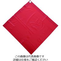 トラスコ中山 TRUSCO 安全表示旗 赤 PVC 400mmX400mm 厚み0.2mm SFR-400 1枚 207-2346（直送品）