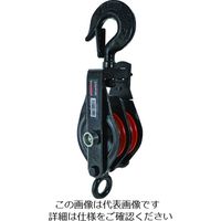 トラスコ中山 TRUSCO 強力型滑車二車スナッチ フック型75mm TSB0752 1個 207-2290（直送品）