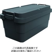 トラスコ中山 TRUSCO トランクカーゴ フラット天板仕様 70L 黒 BLKCF-70 1台 207-3991（直送品）