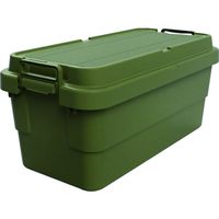 トラスコ中山 TRUSCO トランクカーゴ フラット天板仕様 70L ОD色 ODCF-70 1台 207-3999（直送品）