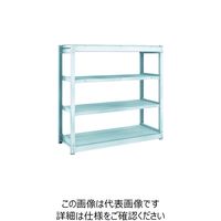 TRUSCO TUG型軽量ボルトレス棚 100kg 単体型 1240×474×H1200 4段 TUG100-44S-4 1台(1個)（直送品）