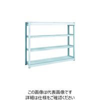 TRUSCO TUG型軽量ボルトレス棚 100kg 単体型 1540×324×H1200 4段 TUG100-45K-4 1台(1個)（直送品）