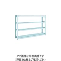 TRUSCO TUG型軽量ボルトレス棚 100kg 単体型 1840×324×H1200 4段 TUG100-46K-4 1台(1個)（直送品）