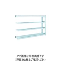 TRUSCO TUG型軽量ボルトレス棚 100kg 連結型 1840×324×H1200 4段 TUG100-46K-4B 1台(1個)（直送品）