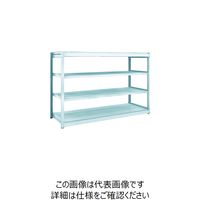 TRUSCO TUG型軽量ボルトレス棚 100kg 単体型 1840×624×H1200 4段 TUG100-46L-4 1台(1個)（直送品）