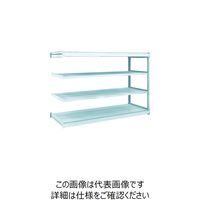TRUSCO TUG型軽量ボルトレス棚 100kg 連結型 1840×624×H1200 4段 TUG100-46L-4B 1台(1個)（直送品）