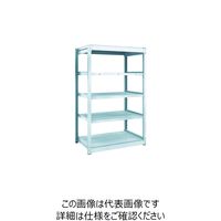 TRUSCO TUG型軽量ボルトレス棚 100kg 単体型 940×624×H1500 5段 TUG100-53L-5 1台(1個)（直送品）