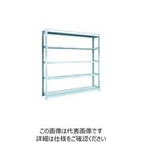 TRUSCO TUG型軽量ボルトレス棚 100kg 単体型 1840×324×H1800 5段 TUG100-66K-5 1台(1個)（直送品）