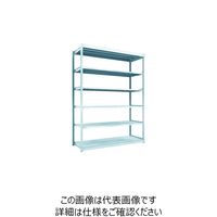 TRUSCO TUG型軽量ボルトレス棚 100kg 単体型 1840×624×H2400 6段 TUG100-86L-6 1台(1個)（直送品）