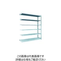 TRUSCO TUG型軽量ボルトレス棚 100kg 連結型 1840×474×H2100 6段 TUG100-76S-6B 1台(1個)（直送品）