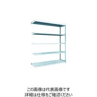 トラスコ中山 TRUSCO TUG型軽量棚100kg連結 1840X474XH2100 5段 TUG100-76S-5B 1台(1個)（直送品）