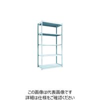 トラスコ中山 TRUSCO TUG型軽量棚100kg単体 1240X624XH2400 5段 TUG100-84L-5 1台(1個)（直送品）