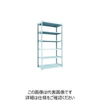 TRUSCO TUG型軽量ボルトレス棚 100kg 単体型 1240×624×H2400 6段 TUG100-84L-6 1台(1個)（直送品）