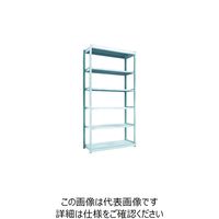 TRUSCO TUG型軽量ボルトレス棚 100kg 単体型 1240×474×H2400 6段 TUG100-84S-6 1台(1個)（直送品）