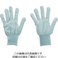 TRUSCO 静電気対策・銅繊維入ESD手袋 ノンコートタイプ Lサイズ まとめ買い10双 ESD-GPL-M10 1セット(10双)（直送品）