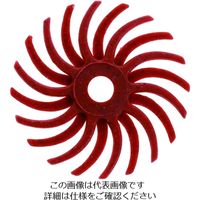 トラスコ中山 TRUSCO ラジアルブラシディスクΦ14.3#220茶 TBR14.3X220 1セット(20個) 216-7092（直送品）